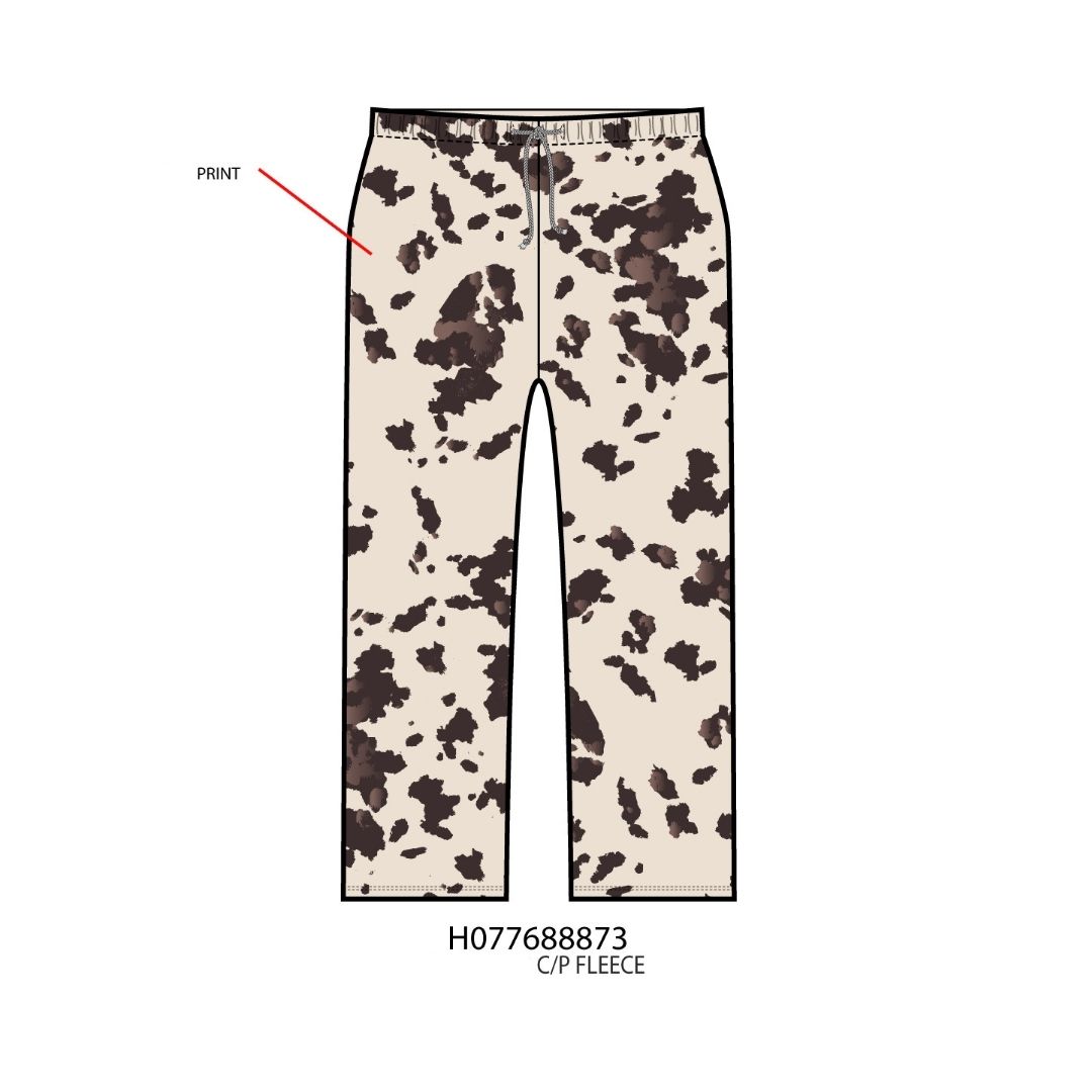 Cow Print Pants