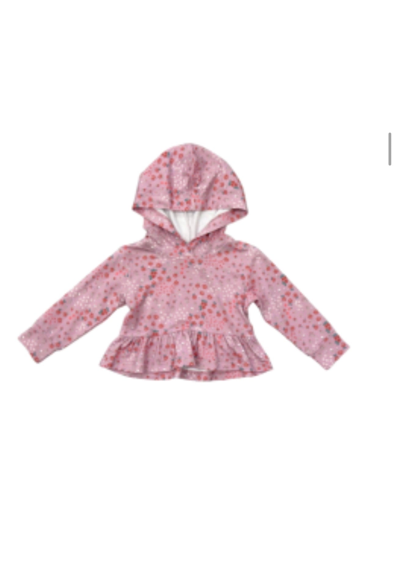 Lilac Cluster Peplum Hoodie