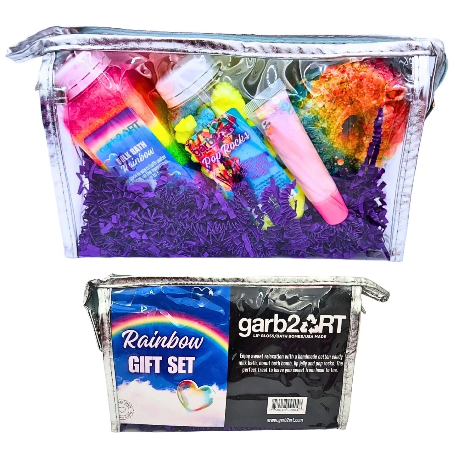 Garb Gift Set | Rainbow Bath Bomb
