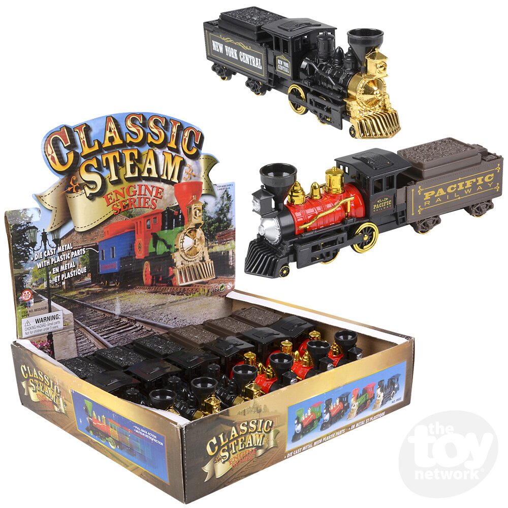 Diecast Pull Back STEAM Engine Locomotive
