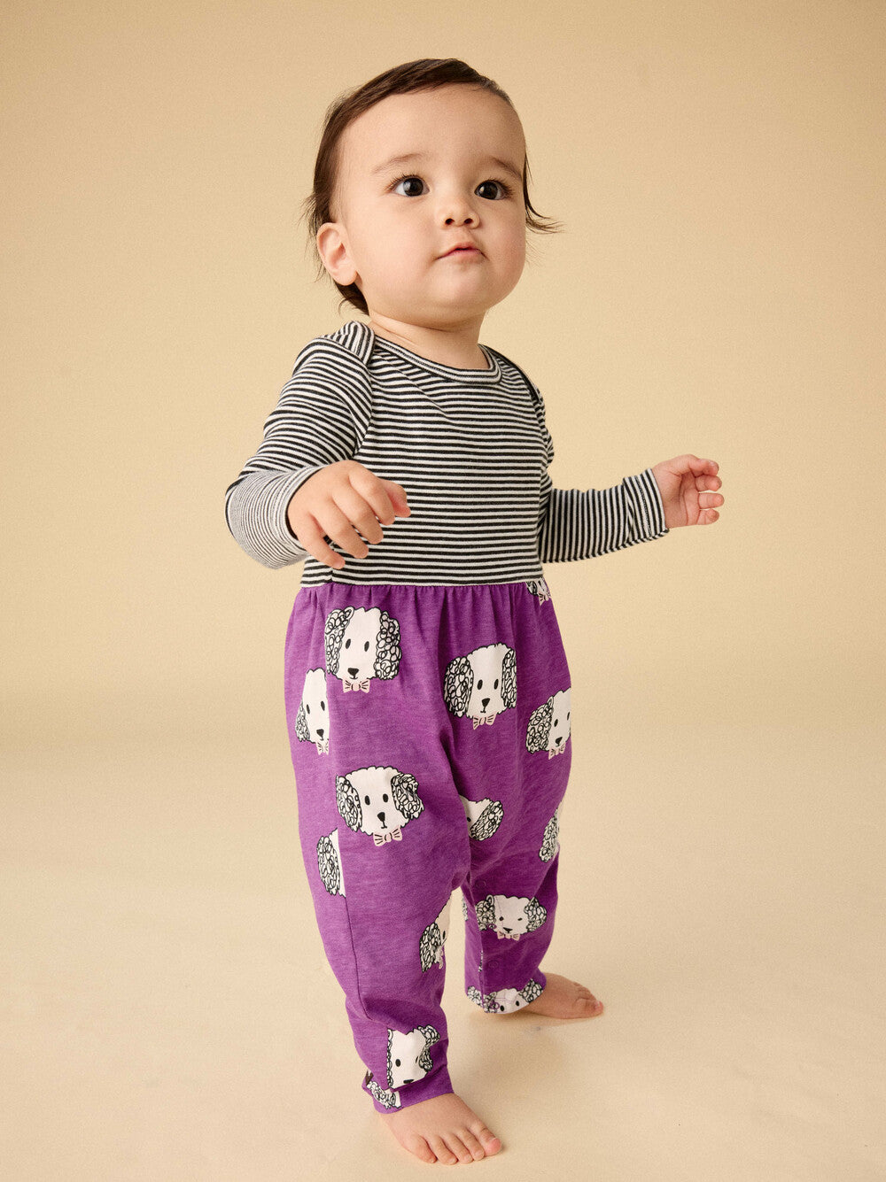 Maltipoo Print Mix Baby Romper