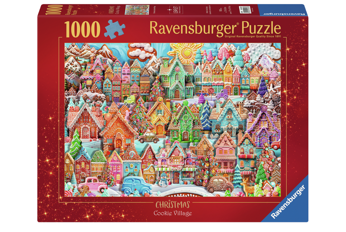 Christmas Cookie Village 1000 Pc Puzzle