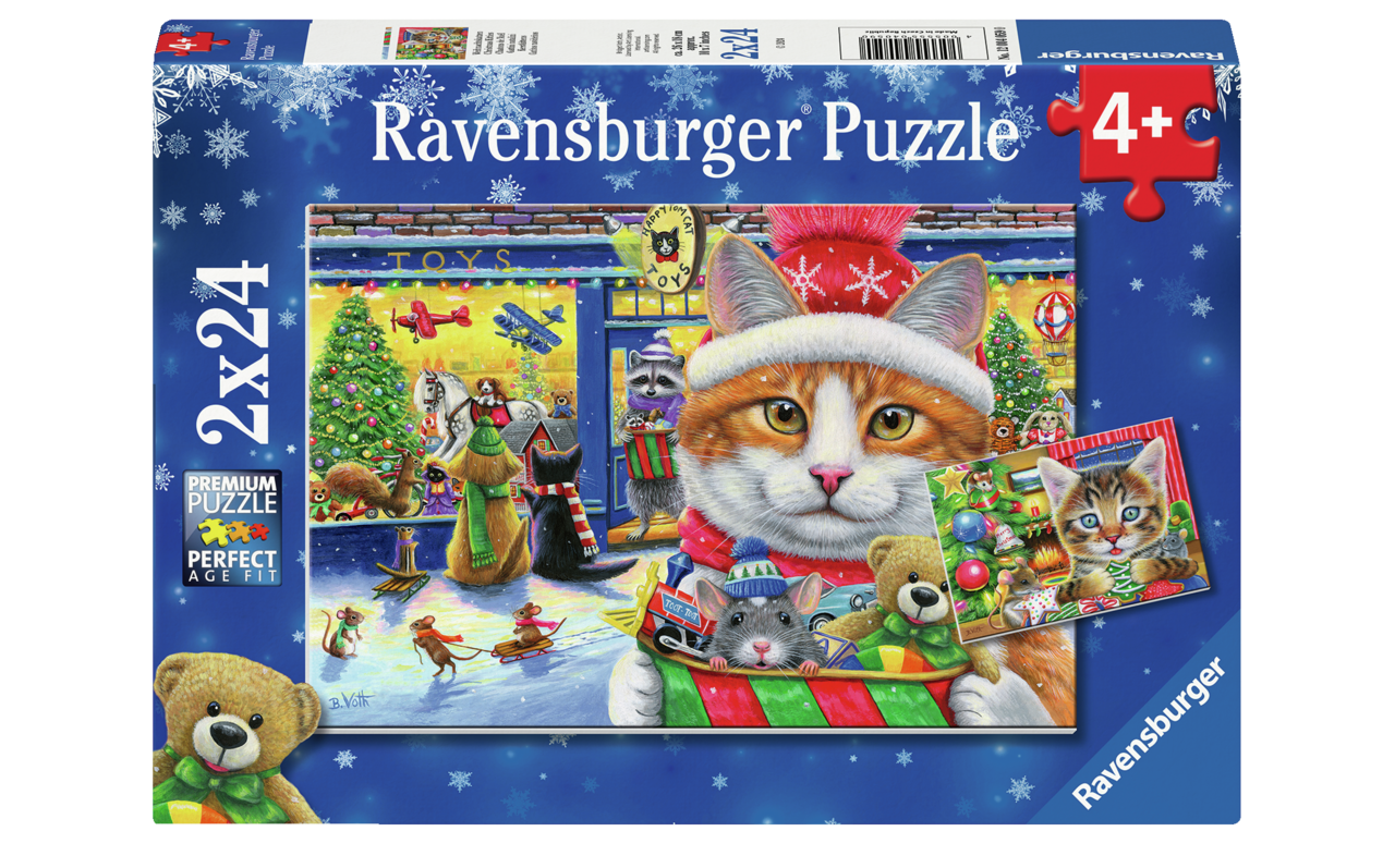 Christmas Kitties 2x24 Pc Puzzle