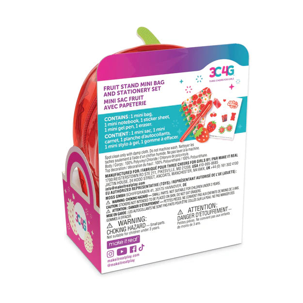 Fruit Stand Mini Bag and Stationery Set