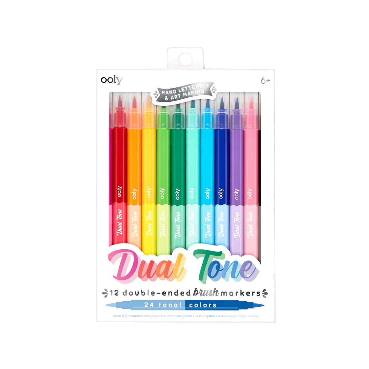 Dual Tone Double Ended Brush Marker