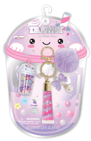 Boba Lip Gloss Keychain