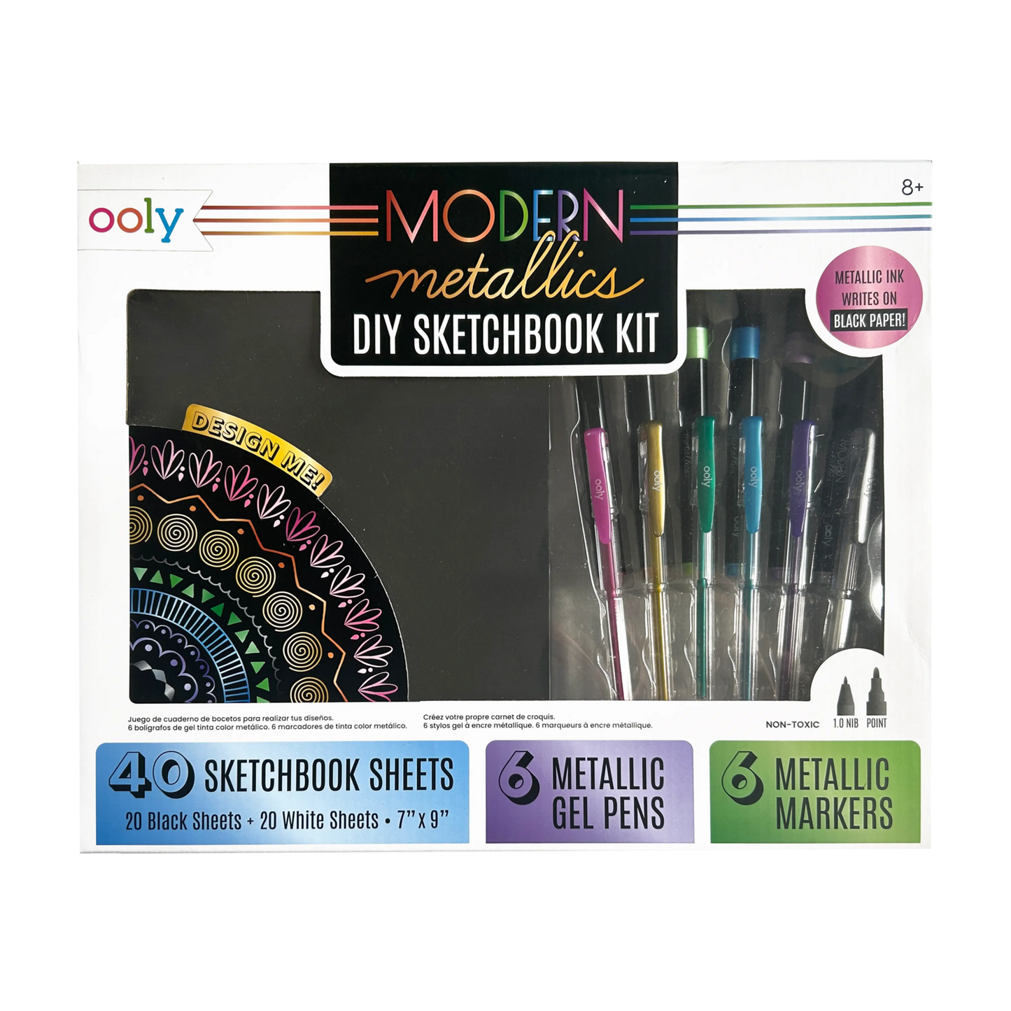 Modern Metallics: D.I.Y. Sketchbook Kit