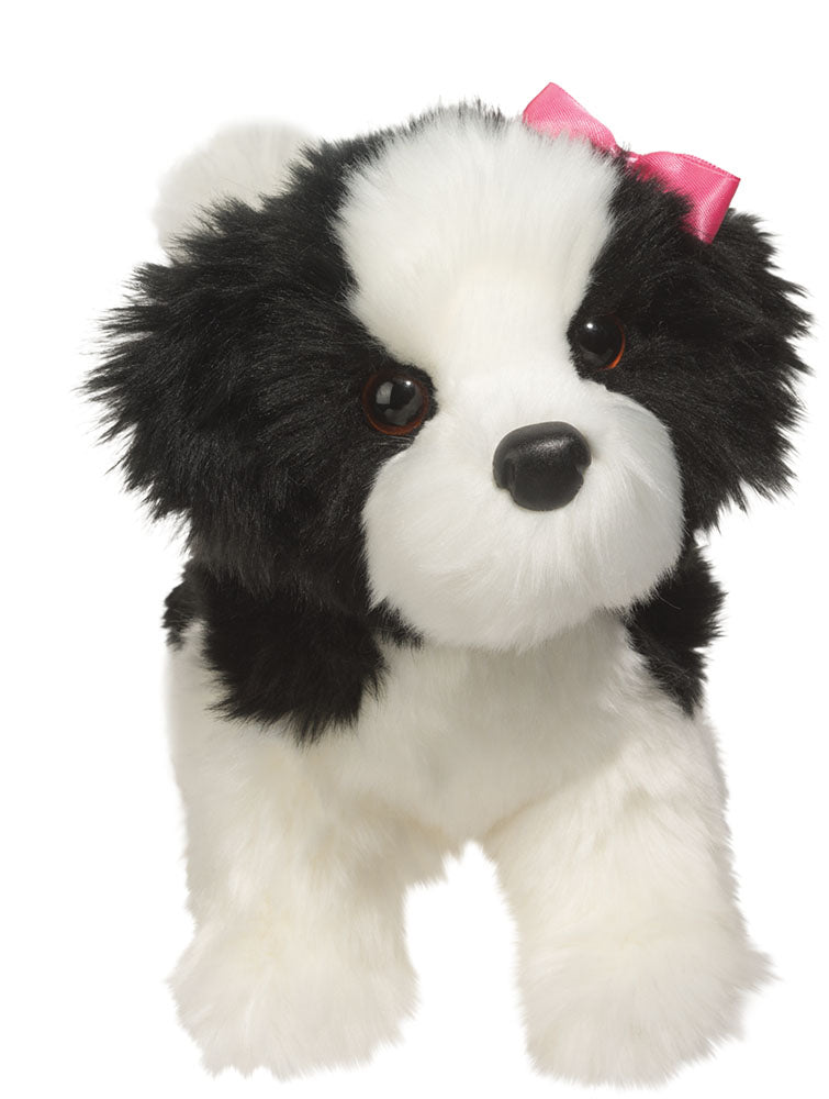 Poofy Shihtzu Black White