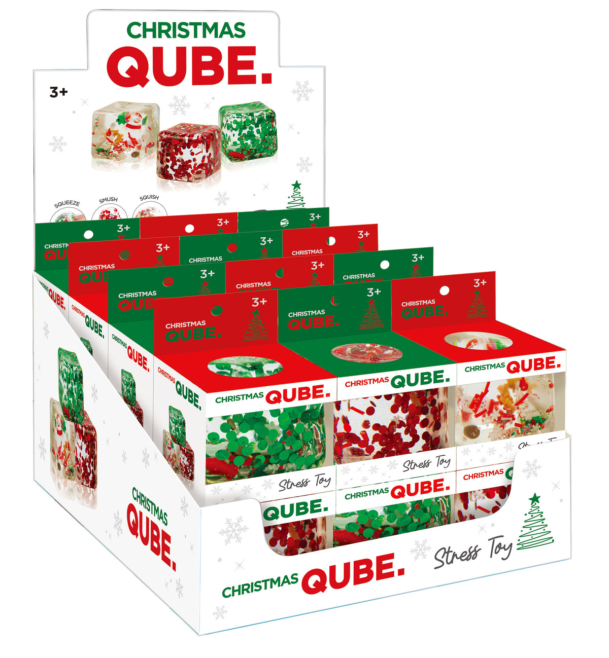 Christmas Qube Stress Toy