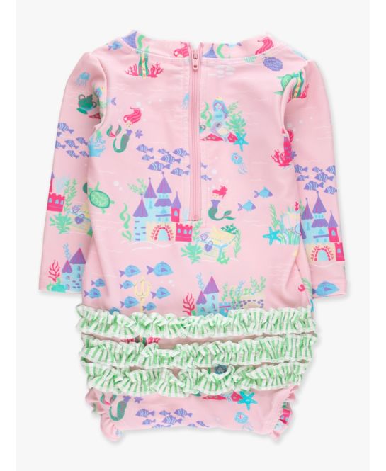 Swim 1pc Atlantis Mermaid Rash Guard LS Baby