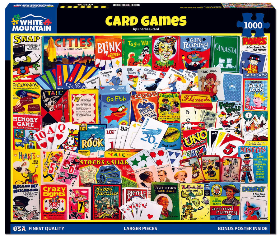 Card Games - 1000 Piece Jigsaw Puzzle