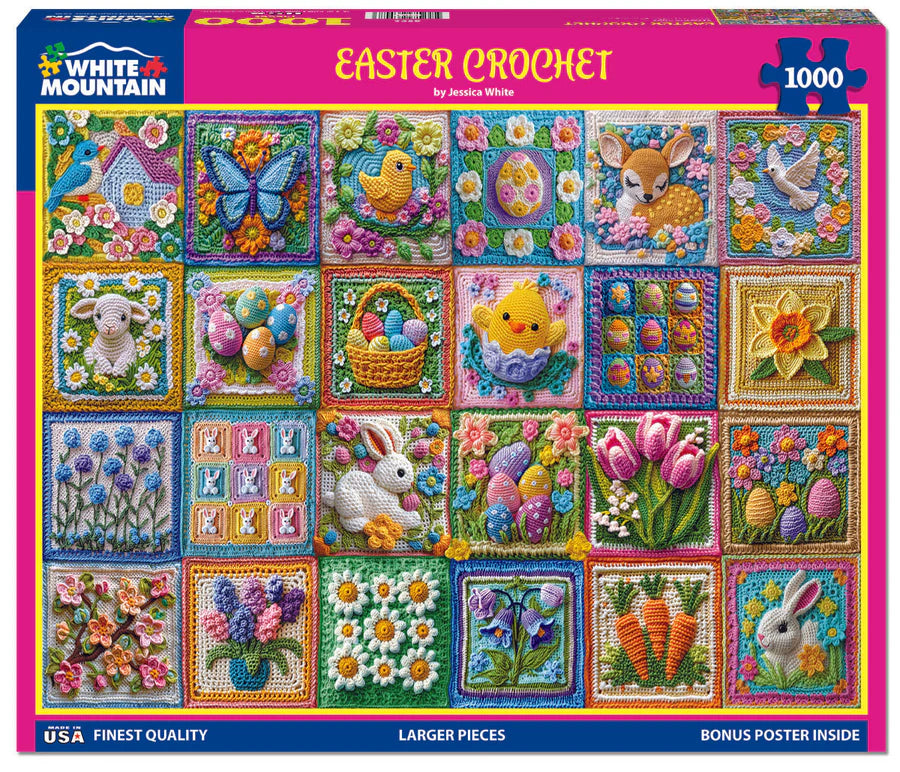 Easter Crochet - 1000 Piece Jigsaw Puzzle