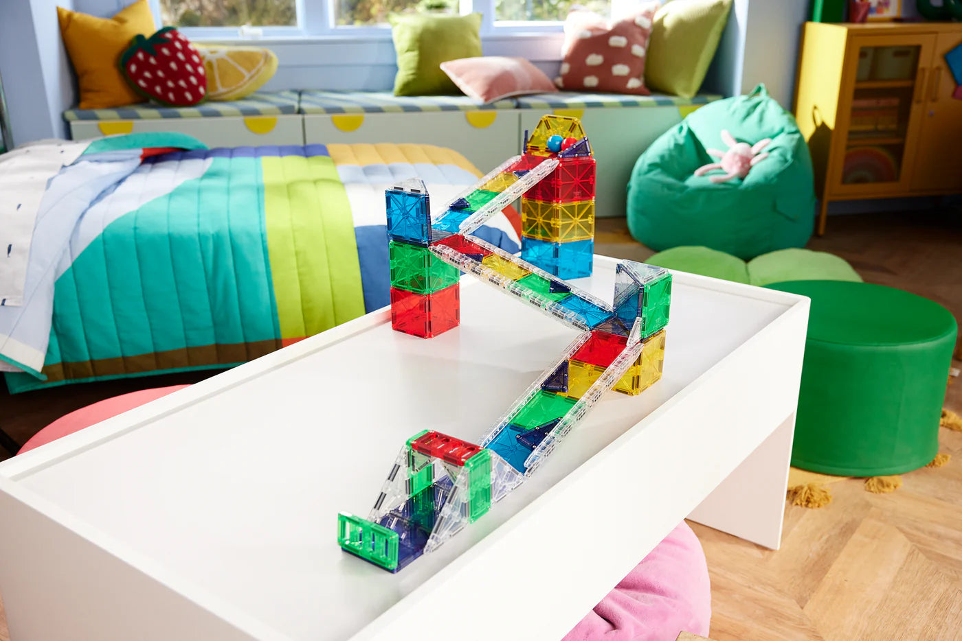 Magna-Tiles® Rail Racers Deluxe 90-Piece Set