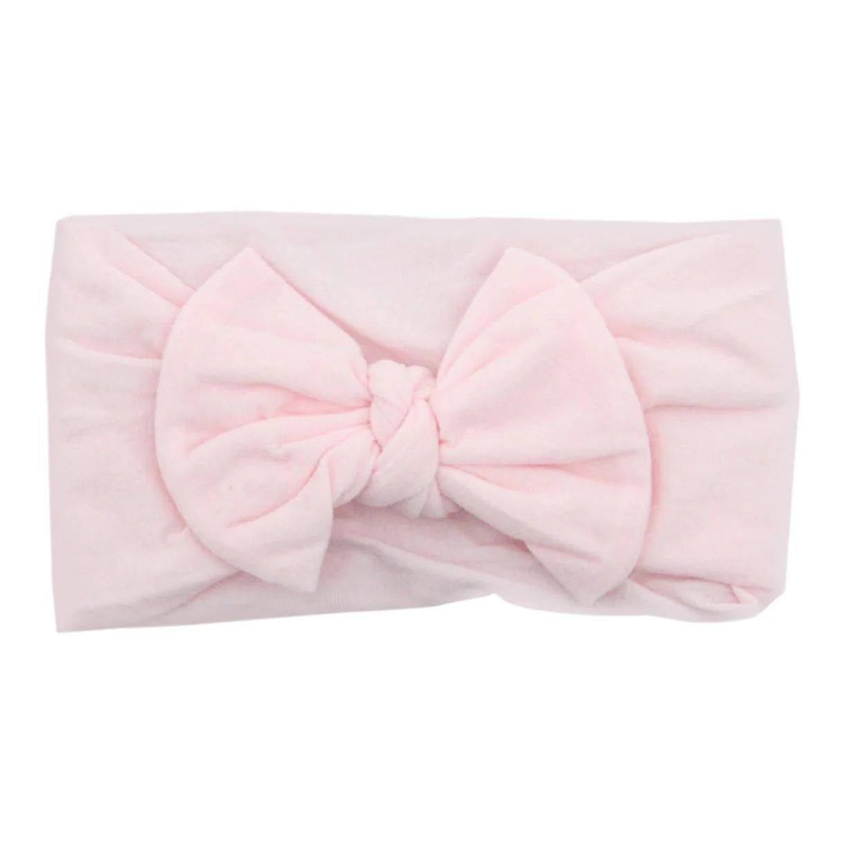Ballerina Pink Nylon Bow Headwrap