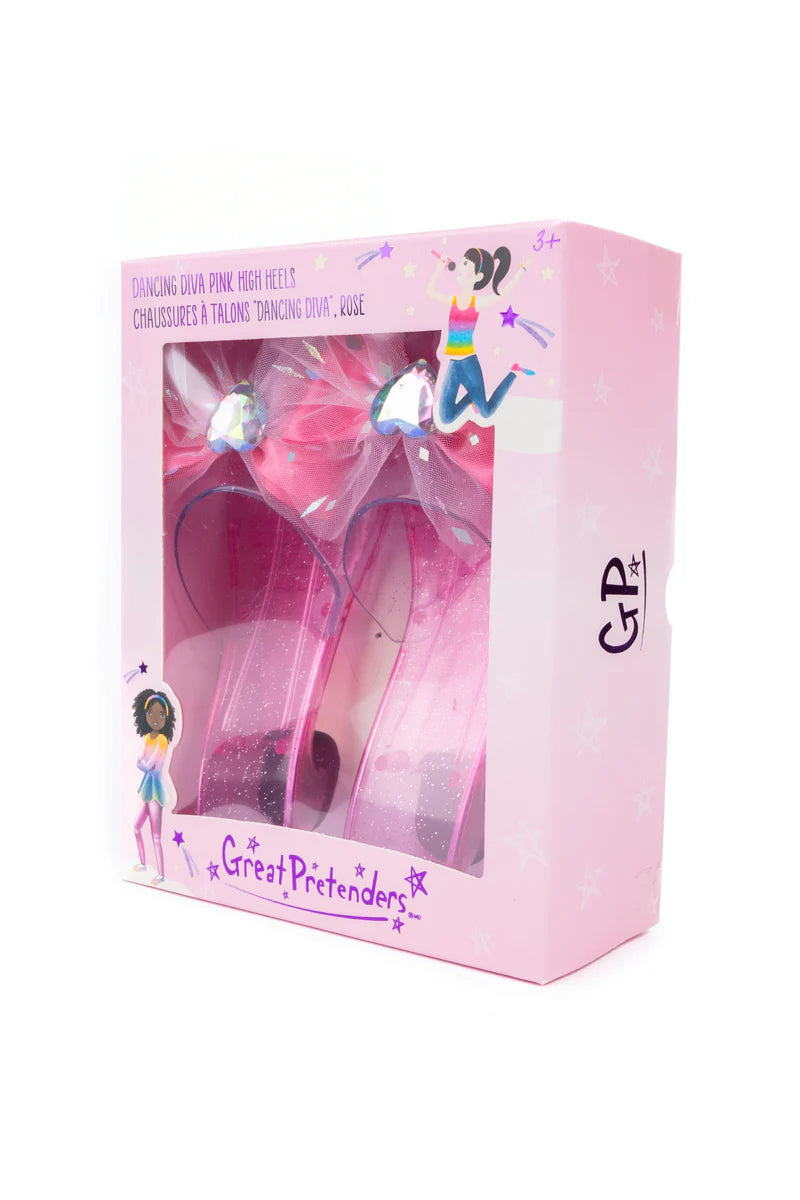 Dancing Diva Pink High Heels (One Size)