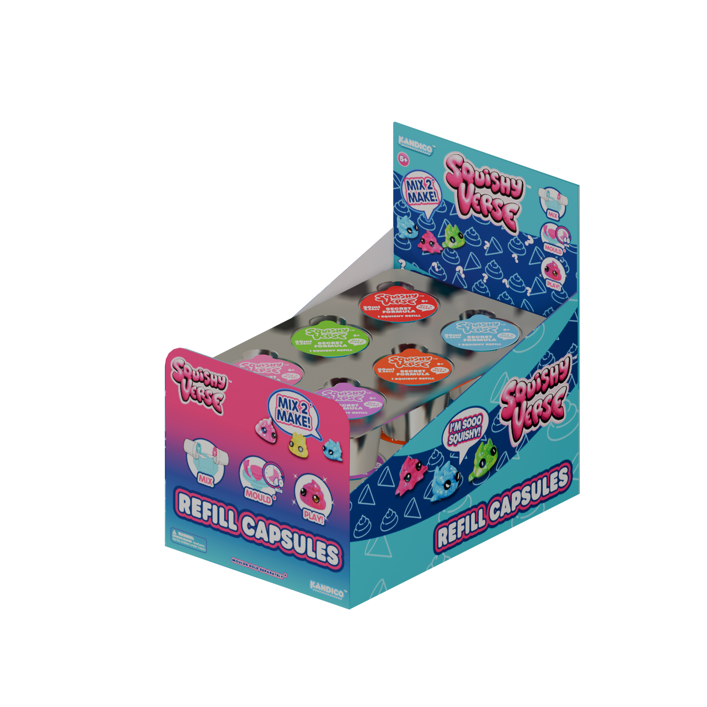 SquishyVerse Snackipoos Refill Capsules