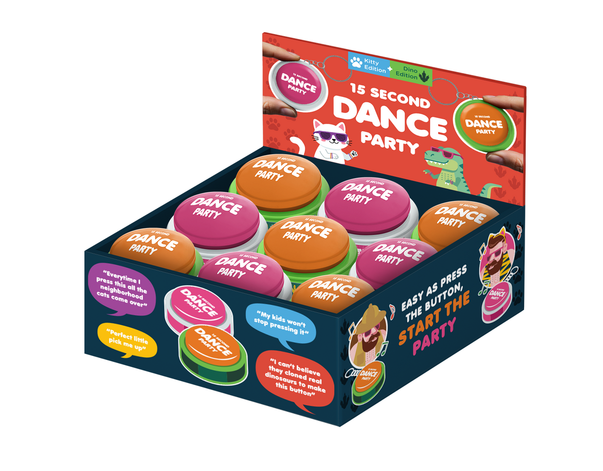 15 Second Dance Party - Dino and Kitty