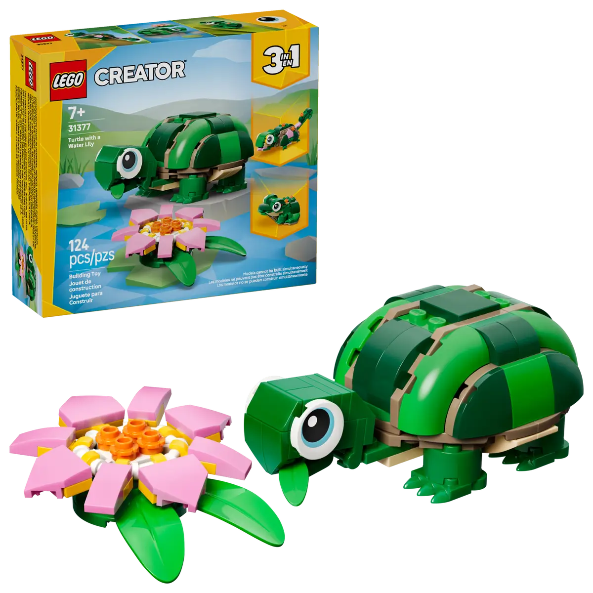 Creator 31377 Turtle with a Water Lily Flower