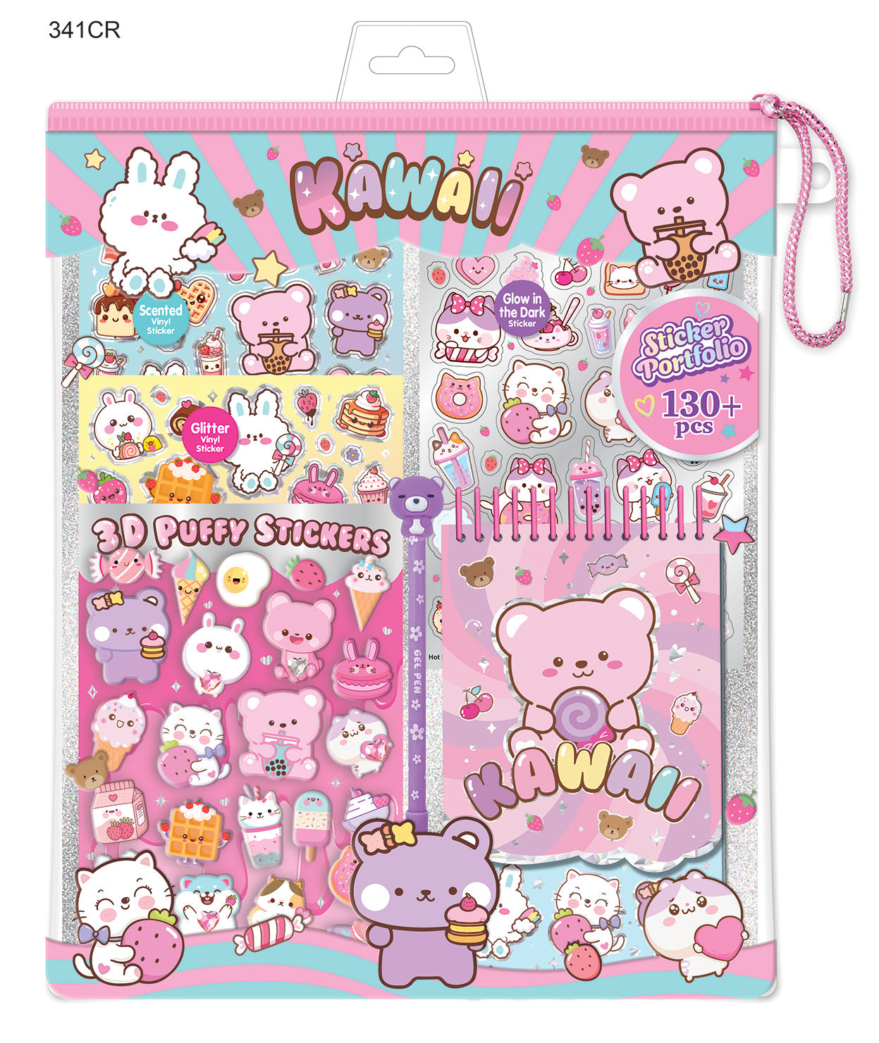 Sticker Portfolio, Kawaii Critters