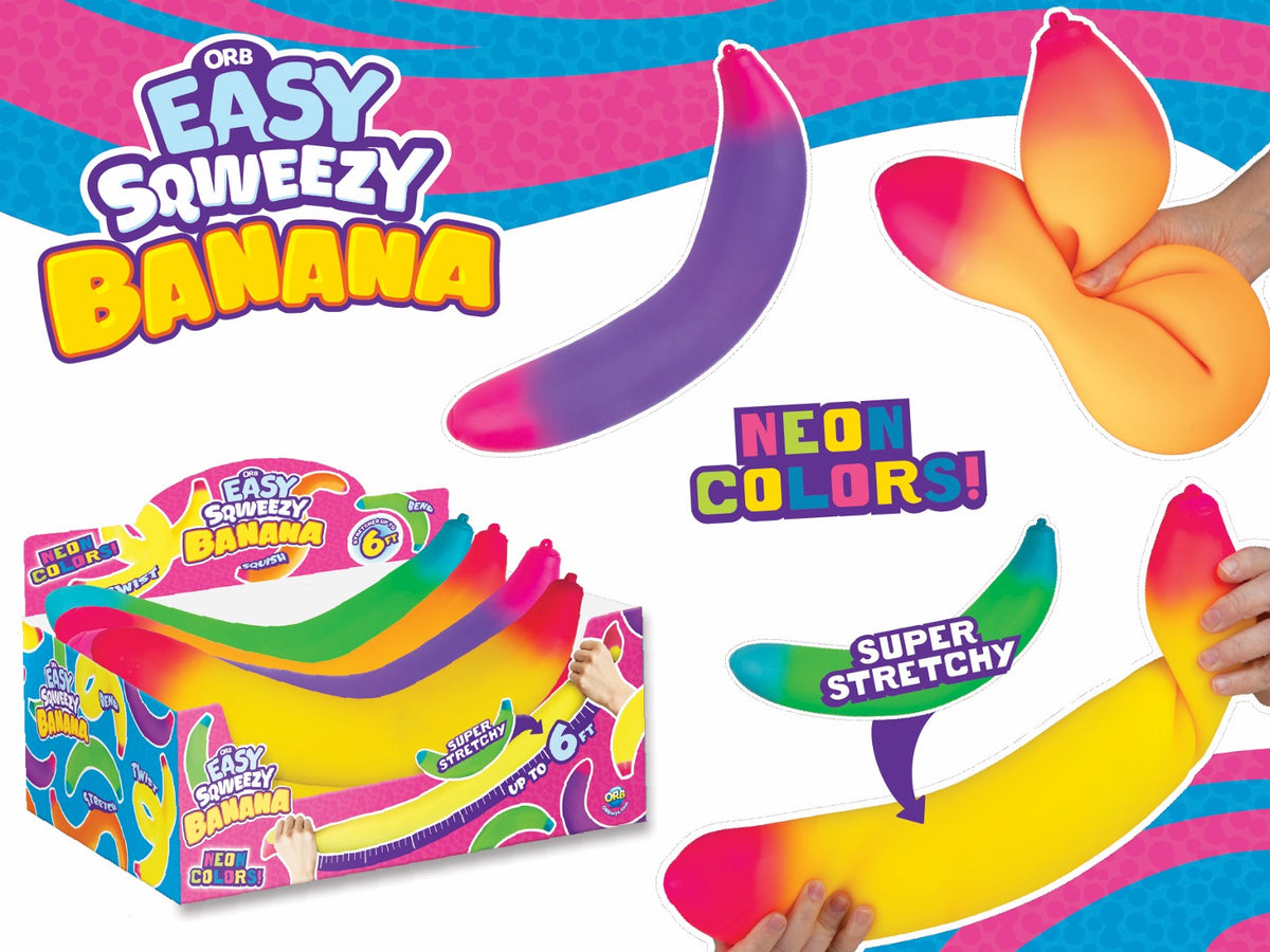 Easy Sqweezy Neon Jumbo Banana