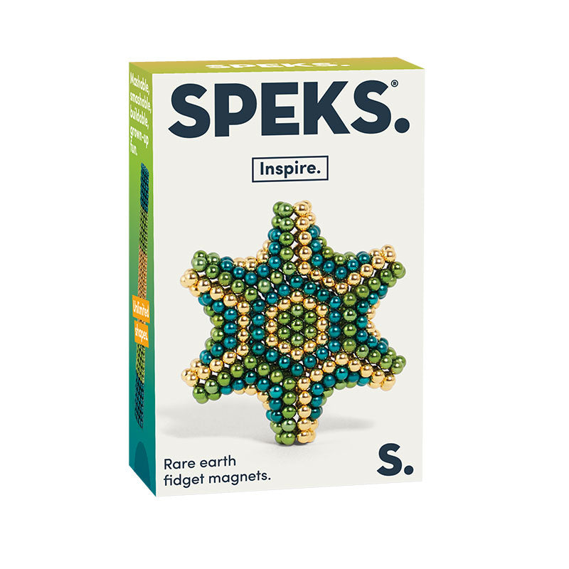 Speks 432 Fidget Magnets - Gradient Inspire Green