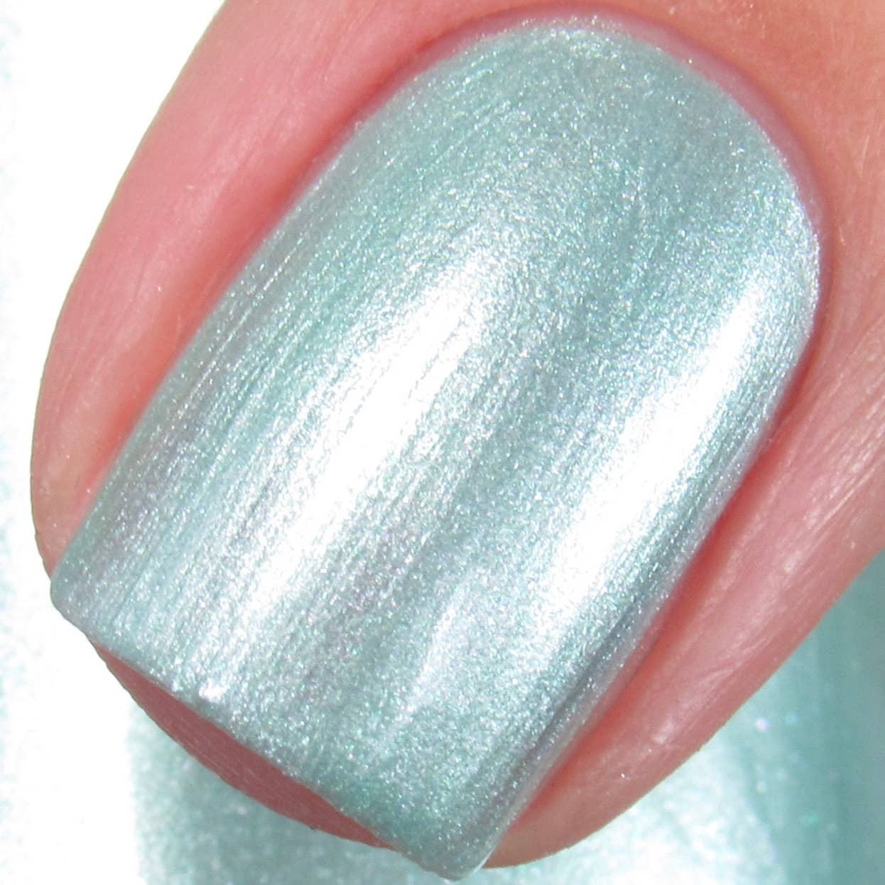 Gwen Frostic ~ Nail Polish pastel green Eco Beauty Vegan