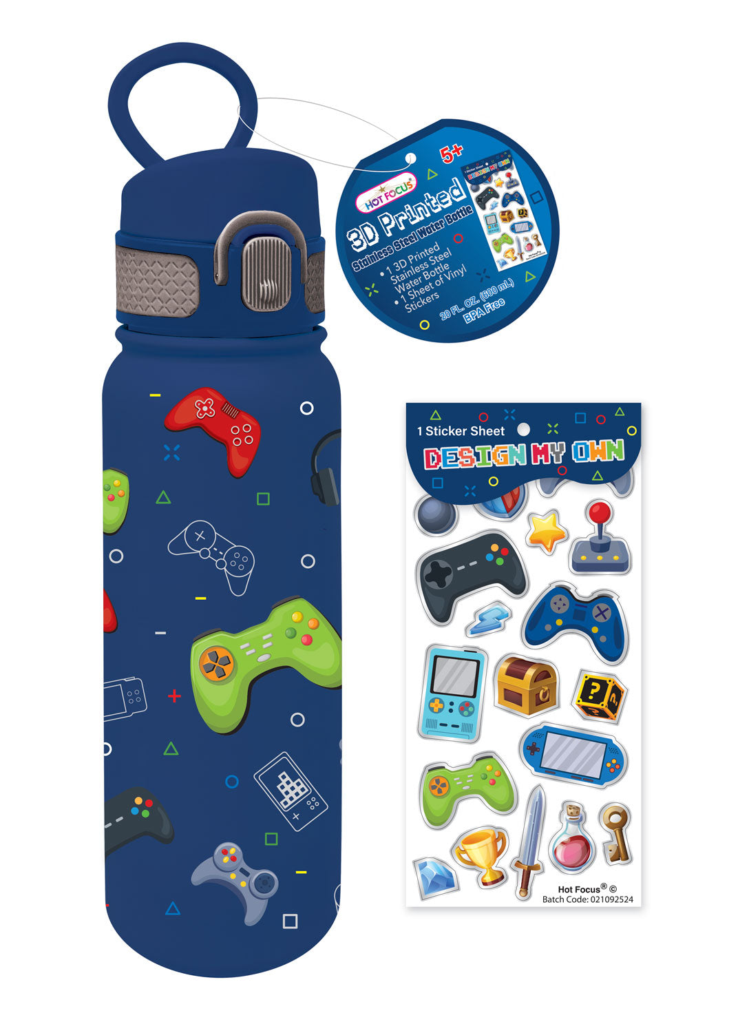 Gaming Console Stainless Steel Water Bottle