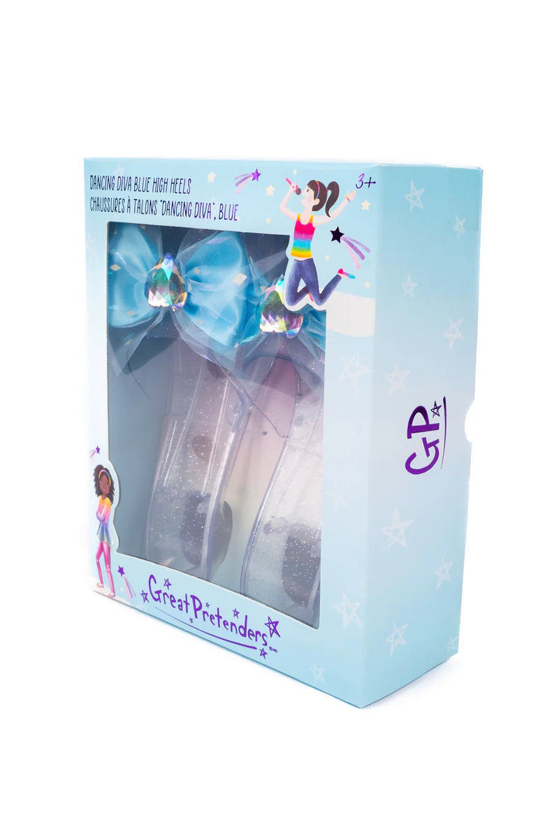 Dancing Diva Blue High Heels (One Size)