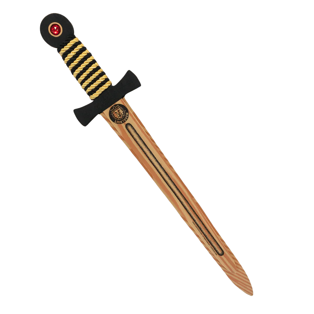 Liontouch WoodyLion Gold and Black Sword