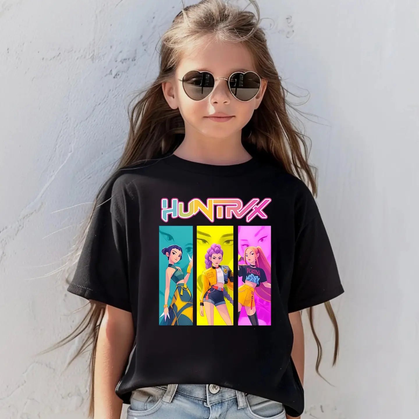 Huntrix Demon Hunters Tee in Black