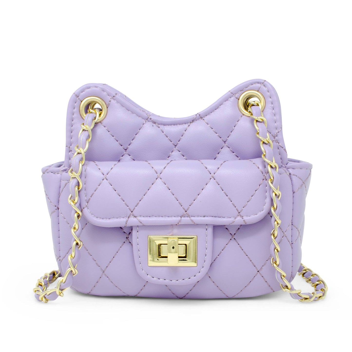 Girls Tiny Quilted Treasure Purse