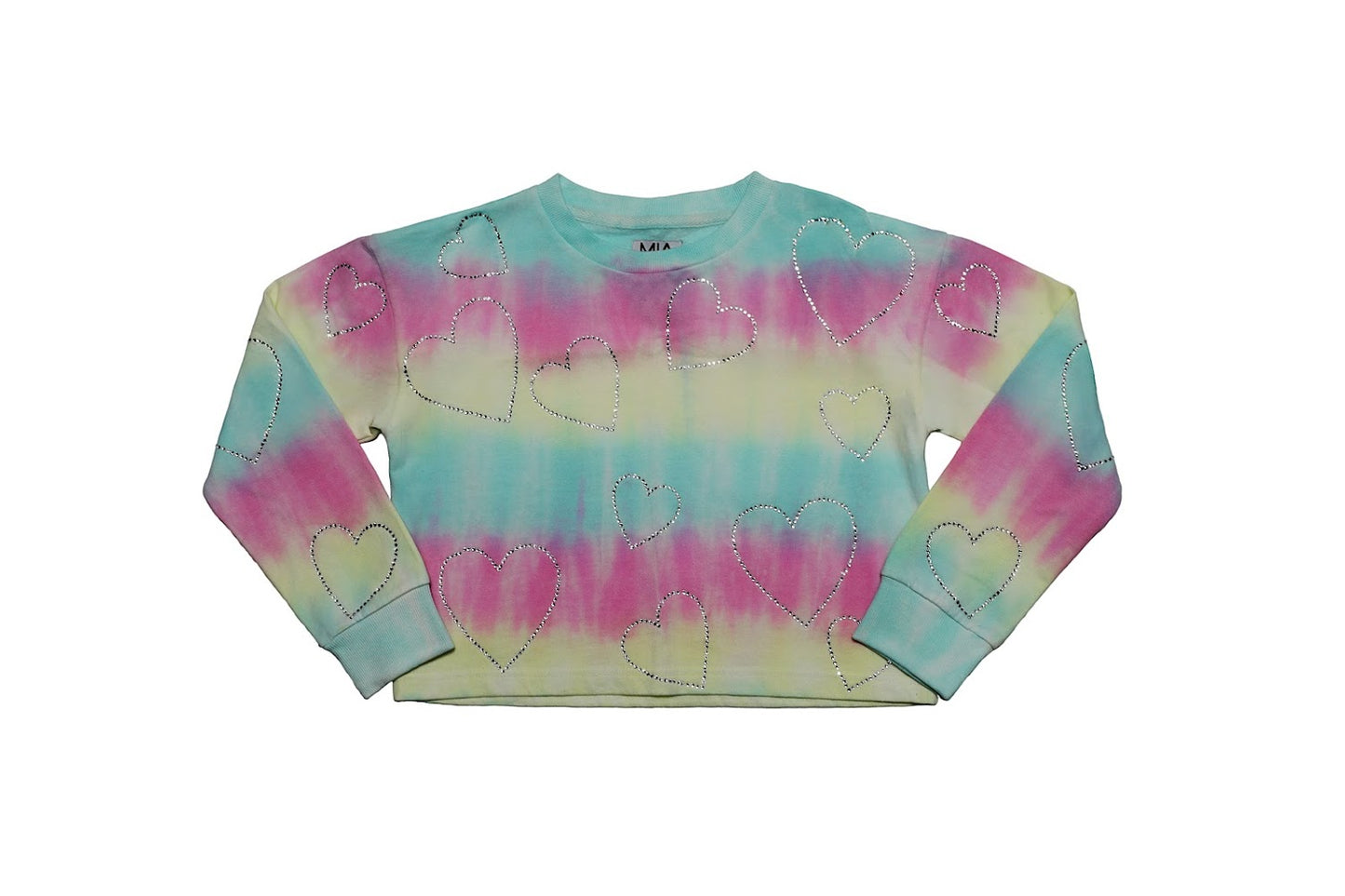 Tie Die Heart Sweatshirt