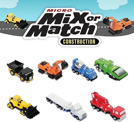 Mini Magnetic Construction Vehicles
