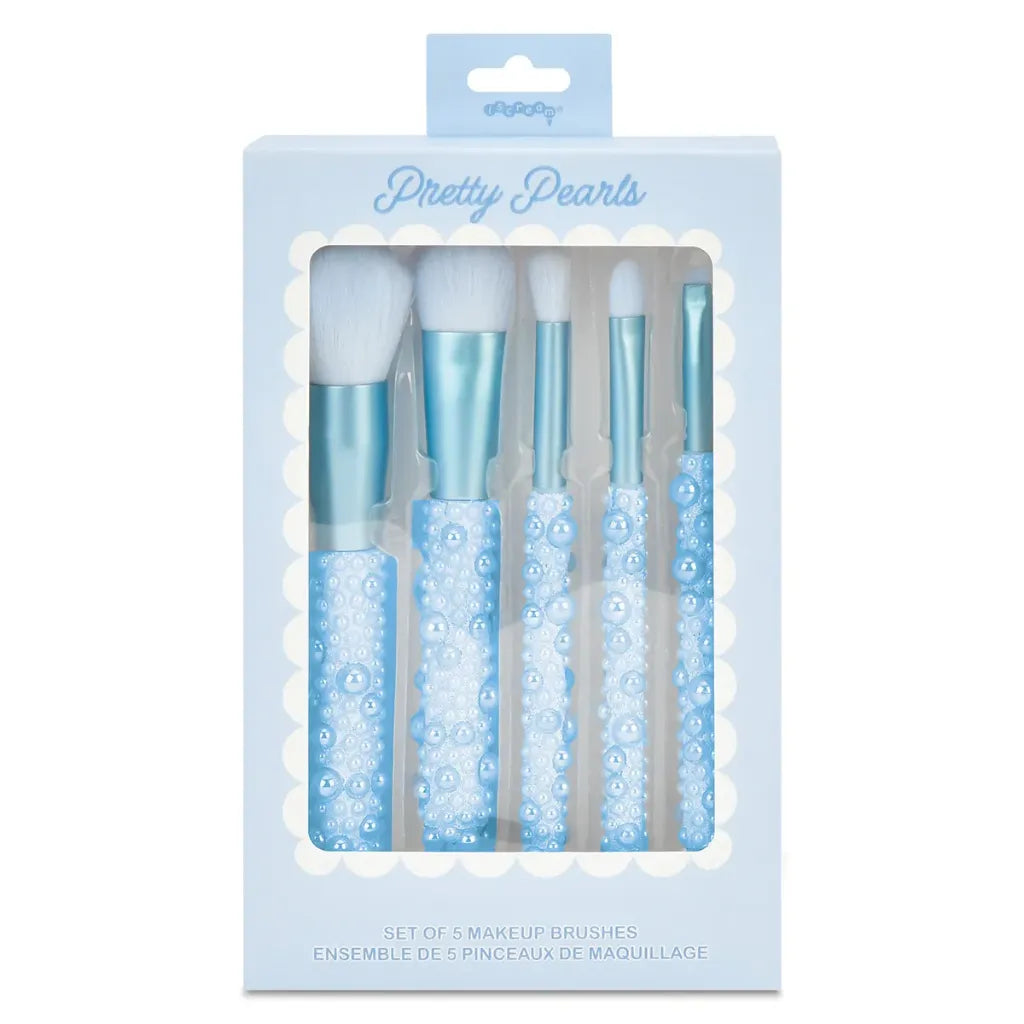 Blue Pearl 5pc Makeup Brush Set