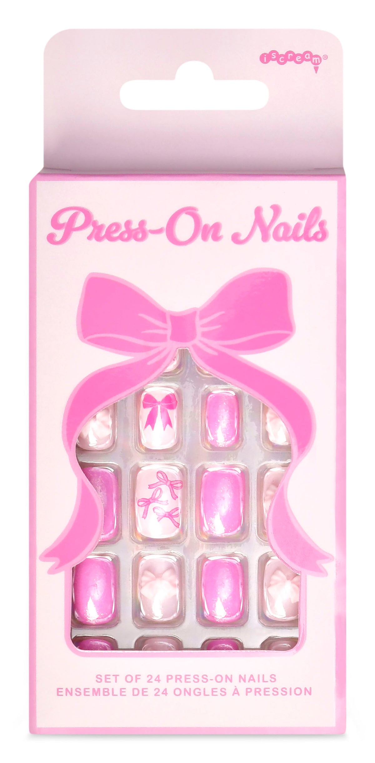Bow Press On Nails