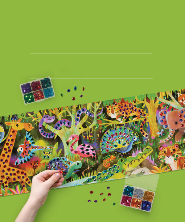 Jewel Art Poster in Jungle