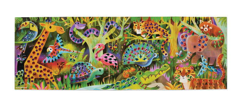 Jewel Art Poster in Jungle