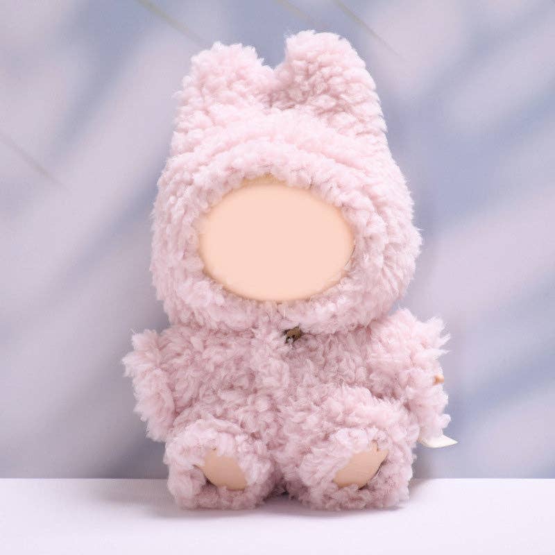 Pink Clothes Pink Furry Jumpsuit