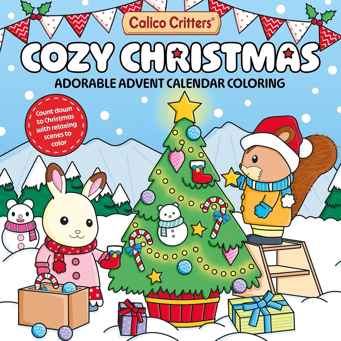 Calico Critters Cozy Christmas Coloring