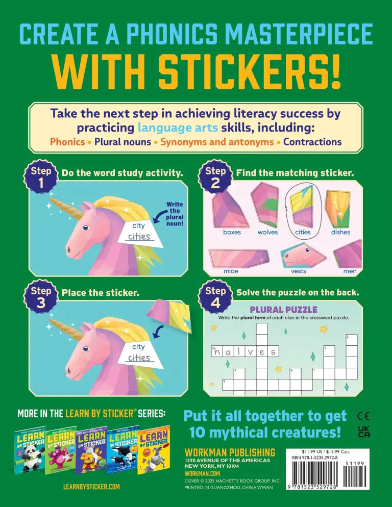 Learn By Sticker Word Study