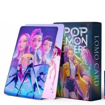 KPop Demon Hunters 3 Girls Lomo Card-55pcs