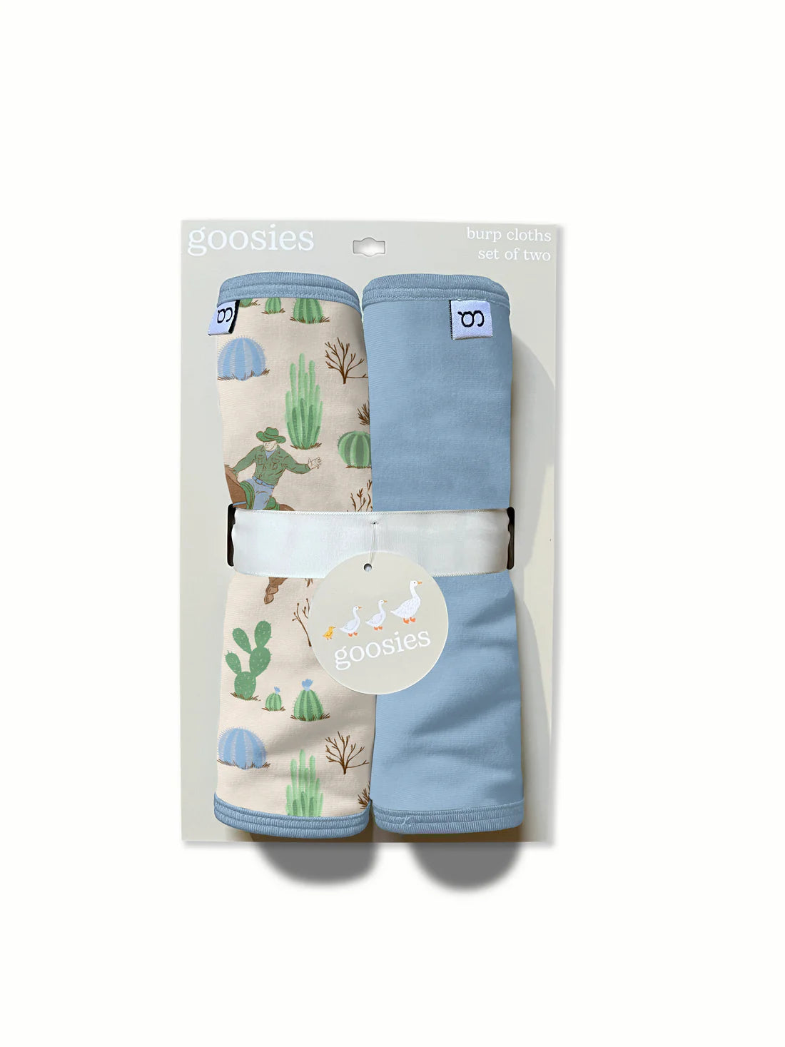 Burp Cloth Set - Saddle Up, Cowboy