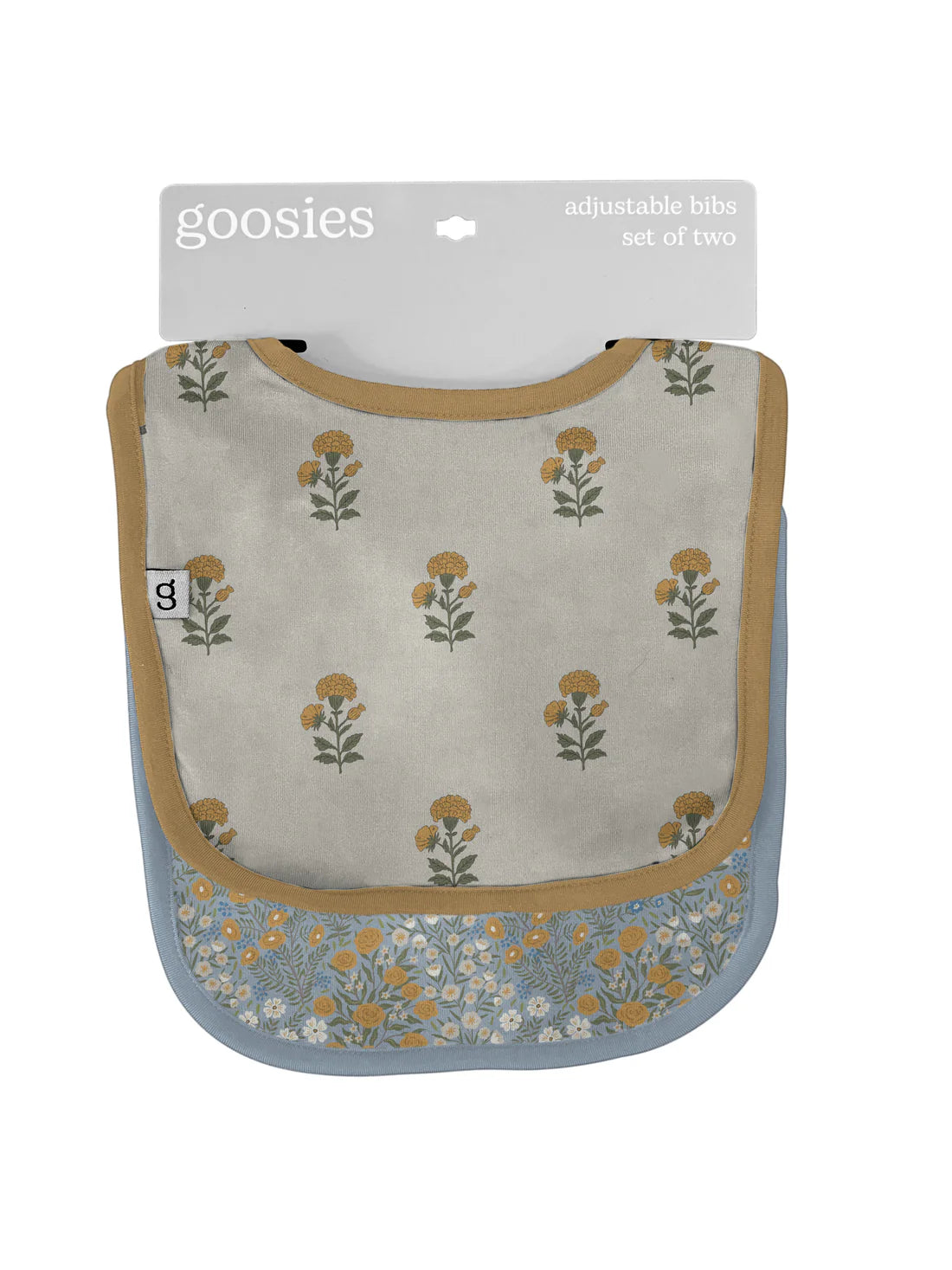 Bib Set - Marigold Block Print