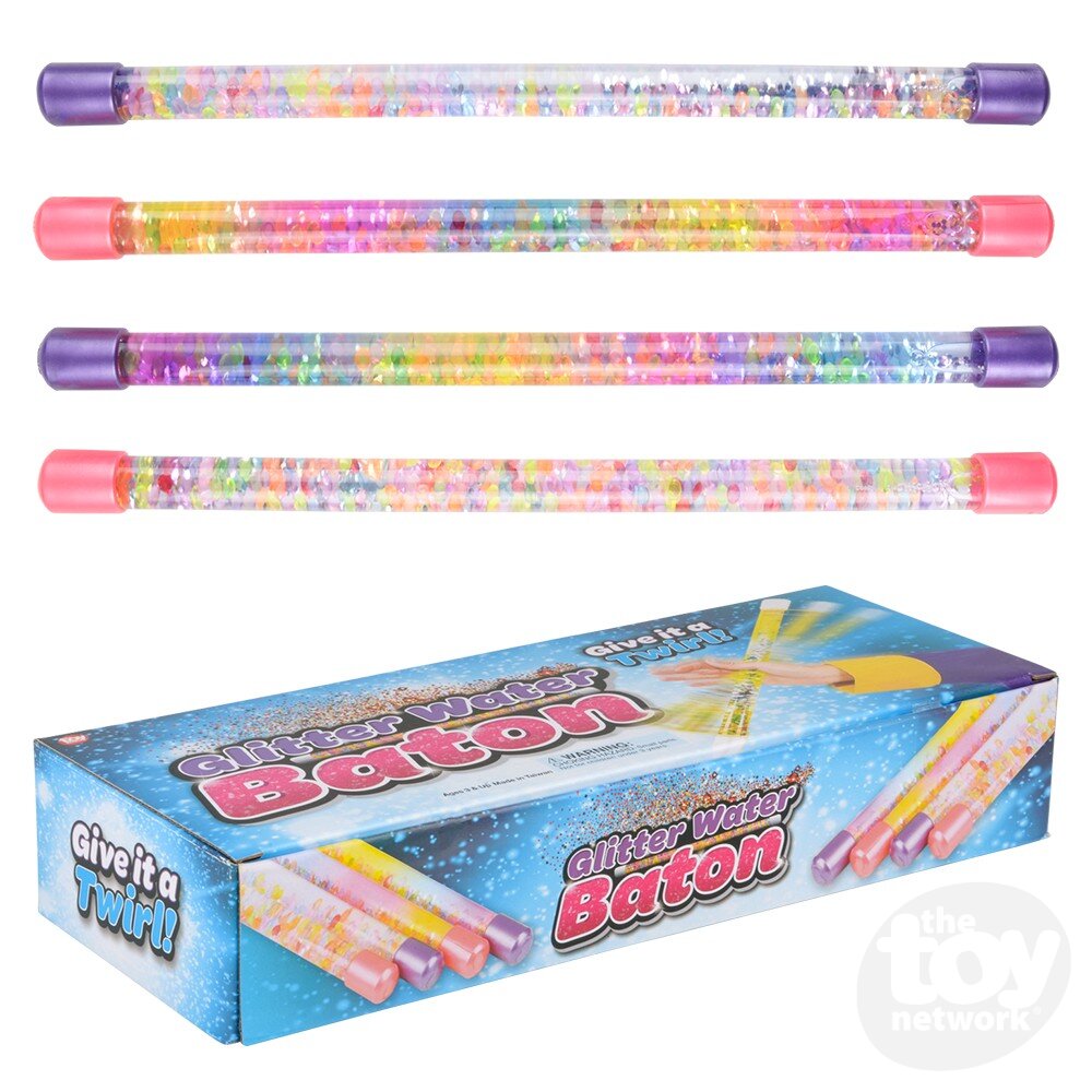 12 inch Glitter Water Baton
