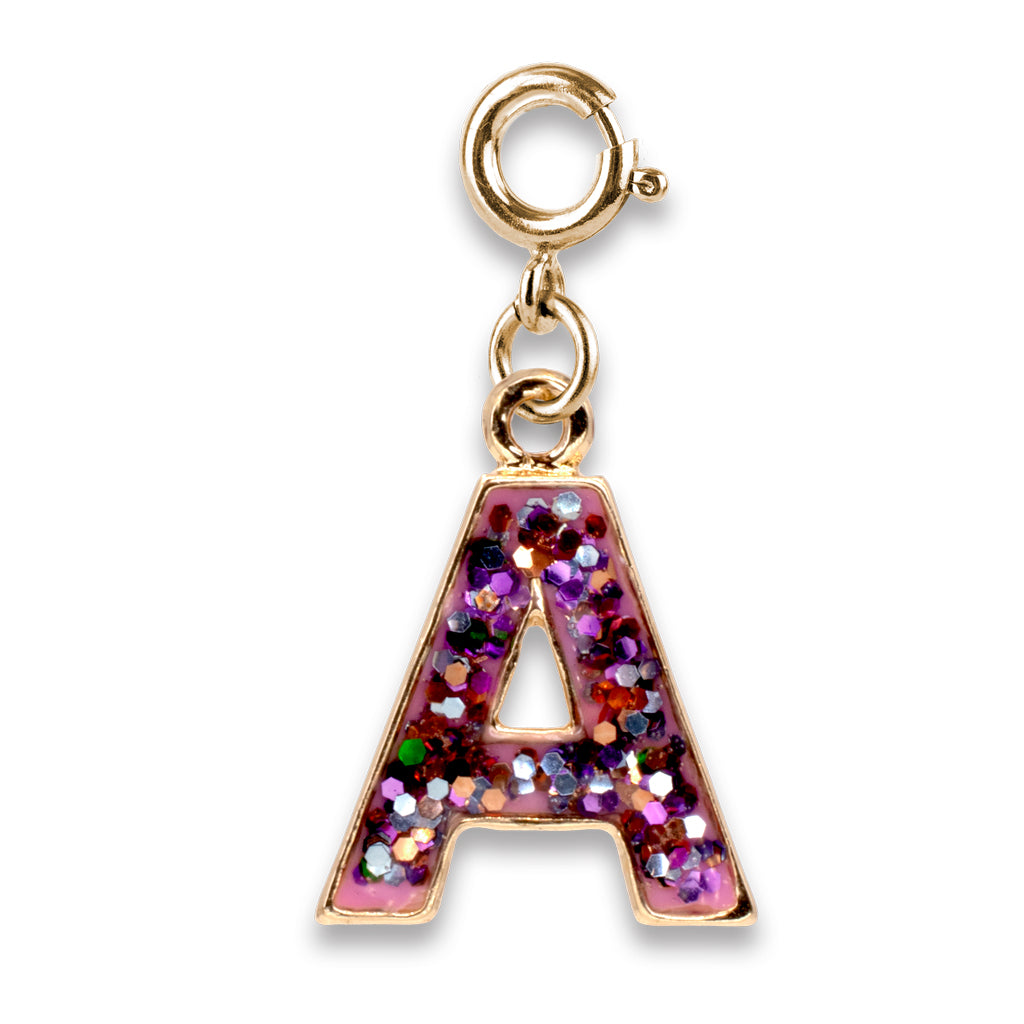 CHARM IT! Gold Glitter Initials - A Charm