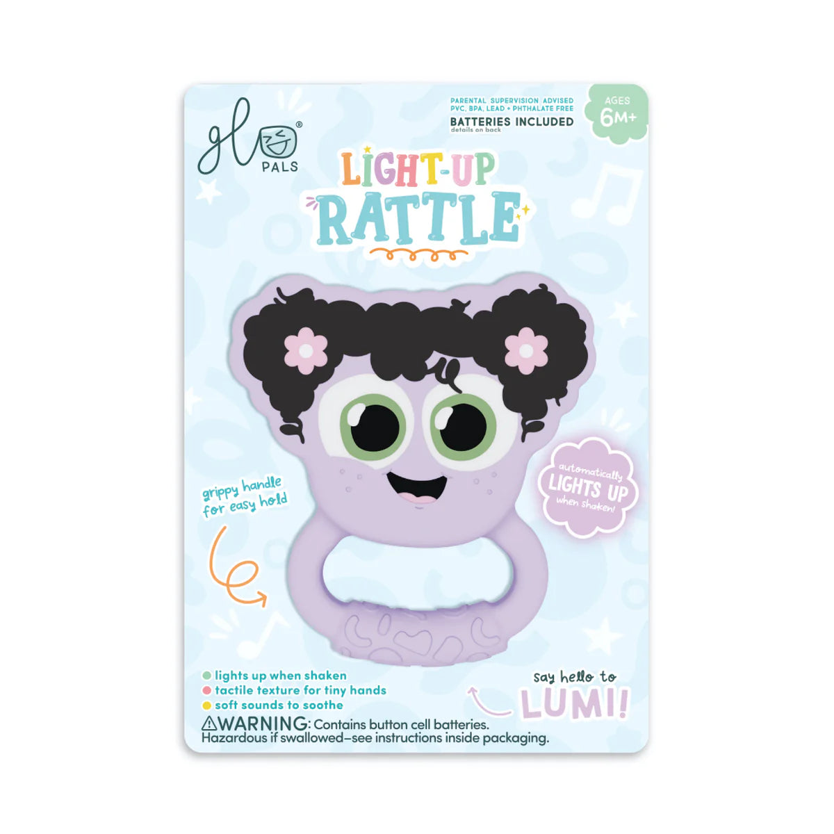 Glo Pals Light-Up Rattle Lumi