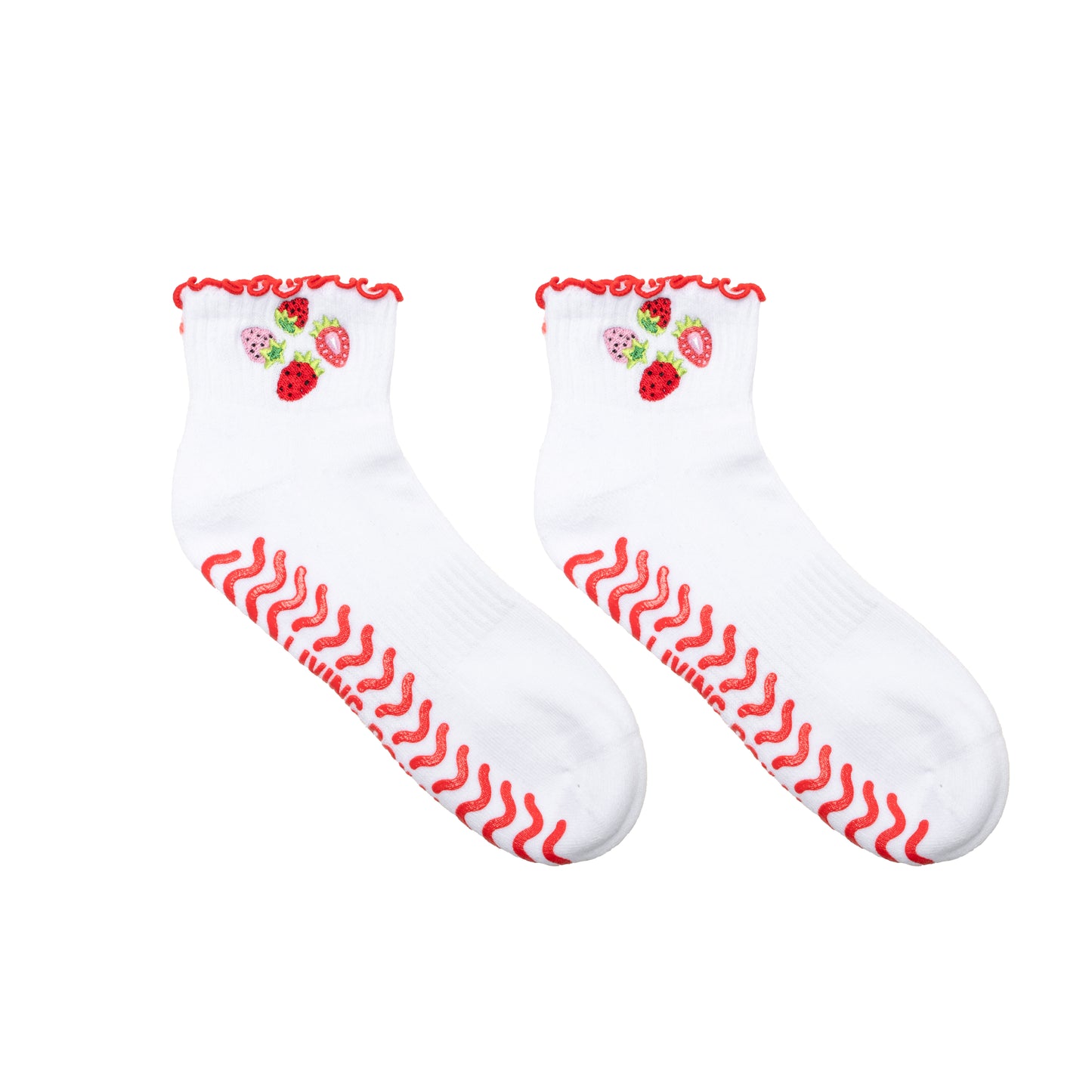 Strawberry Grip Socks