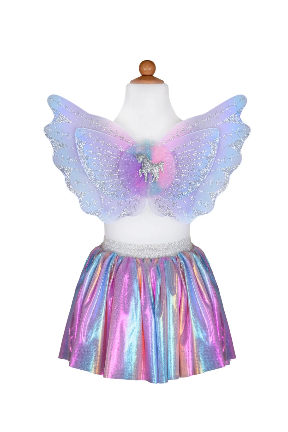 Magical Unicorn Skirt & Wings, Pastel, Size 4-6