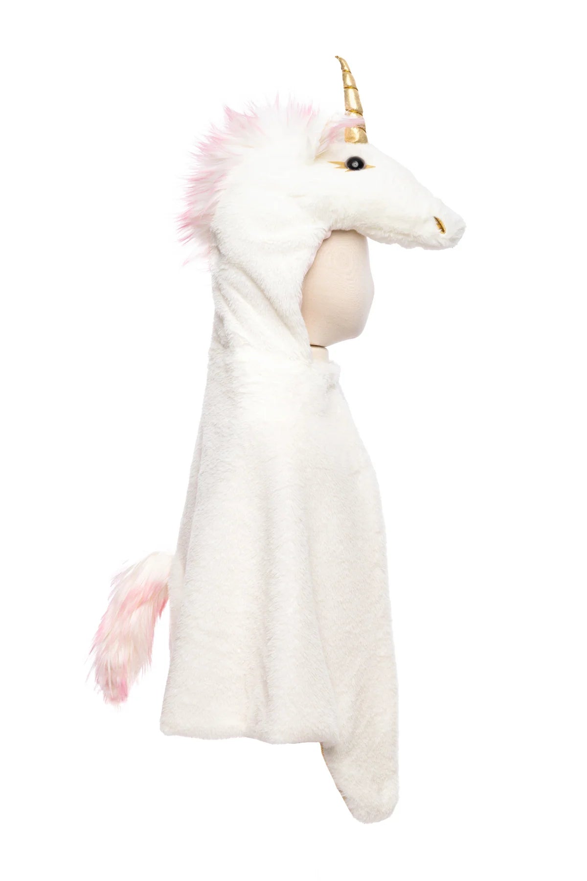 Unicorn Cuddle Cape, White Size 2-3