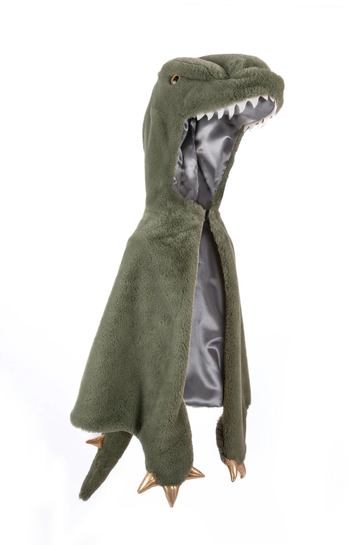 T-Rex Cuddle Cape, Green, 2T